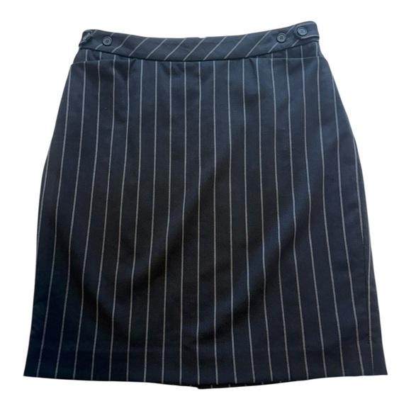 Club Monaco Dresses & Skirts - Club Monaco Black / Grey Wool Pinstripe Pencil Skirt - Size 4
